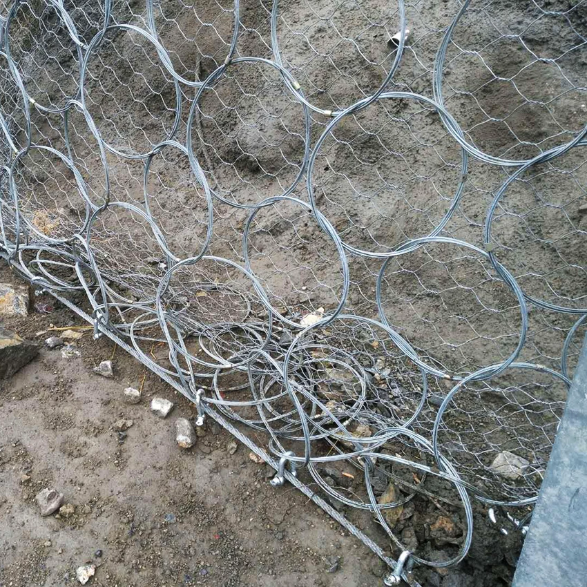 Защитная система rockfall сетка SNS Гибкая наклонная сетка безопасности сетка из проволоки Гибкая металлическая сетка