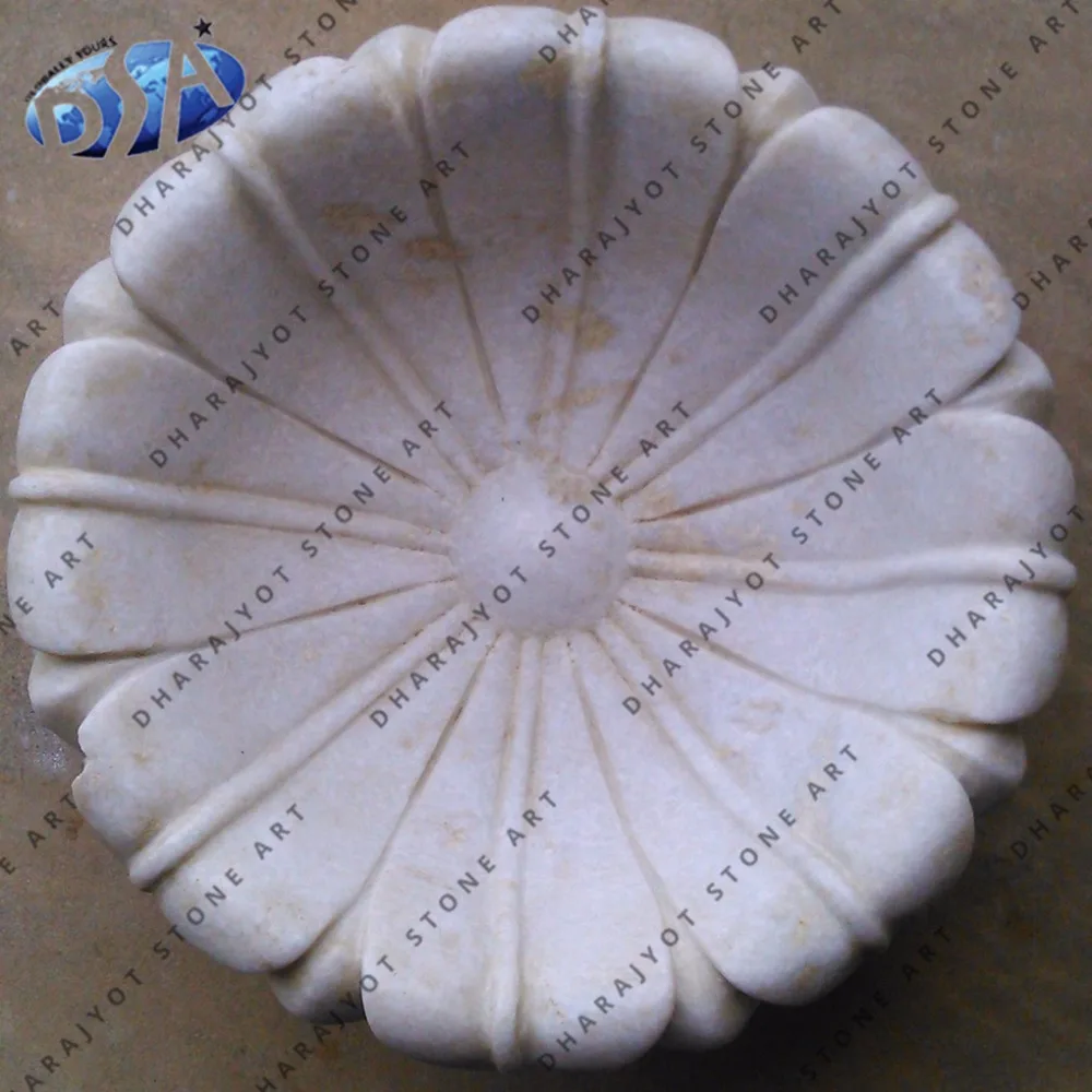 Уникальные Резные чаши и тарелки из белого