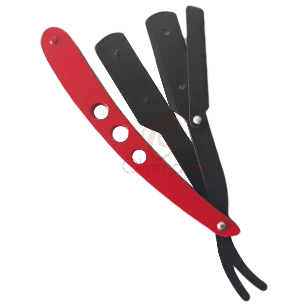 New design straight shaving razor cut salon products hairdresser scissor in stainless steel