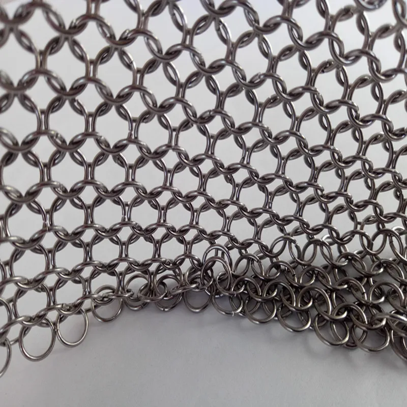 
Hotel Decorative Metal Mesh Drapery/Chain Mail Ring Mesh Curtain 
