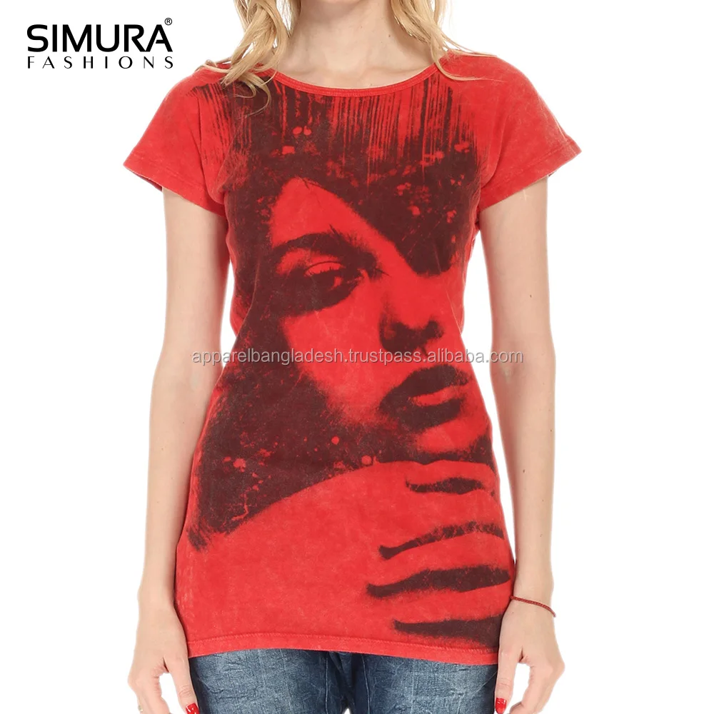 
Новейший дизайн 170 г., стандартные качественные женские рубашки с принтом GSM 