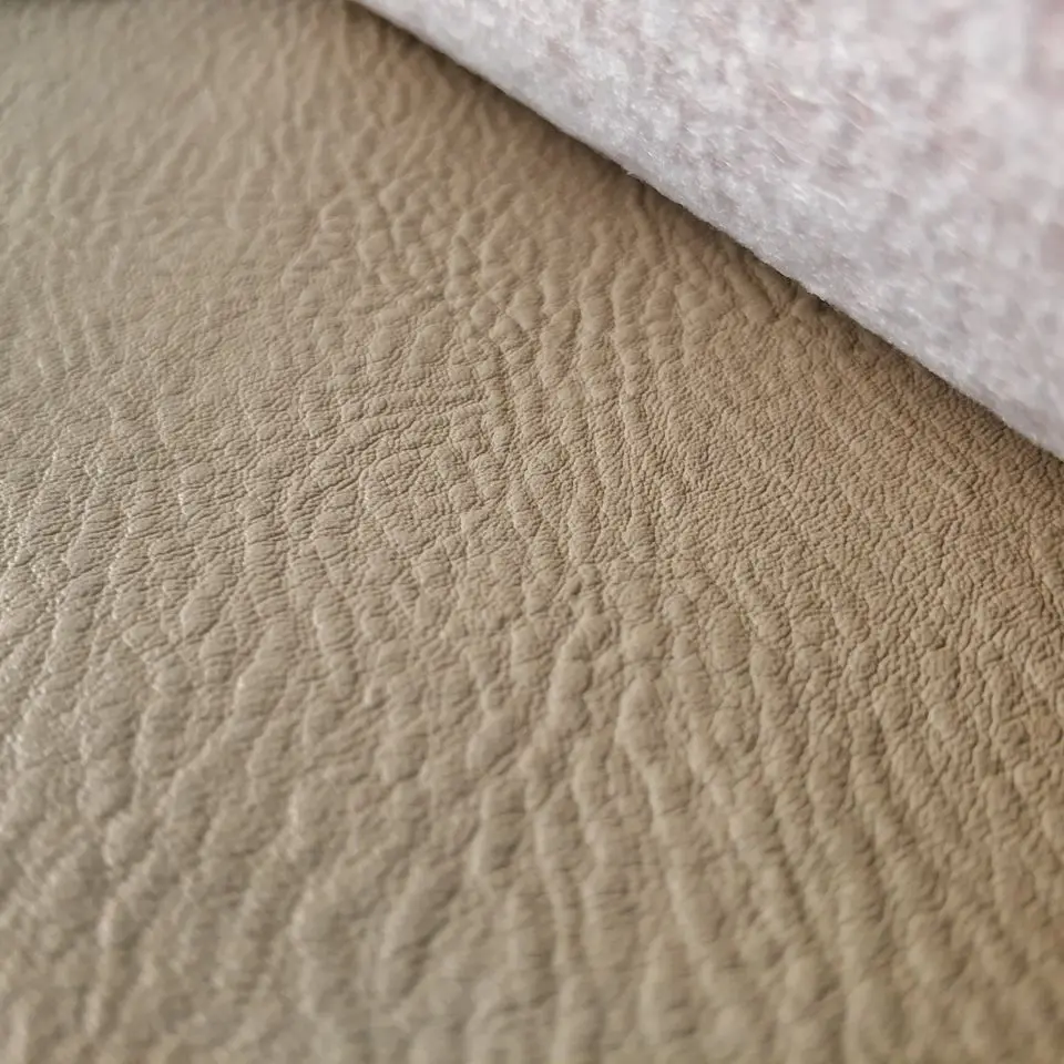 Cheap Price Stock Italian Sofa furniture synthetic leather/artificial Leather fabric Supplier Factory