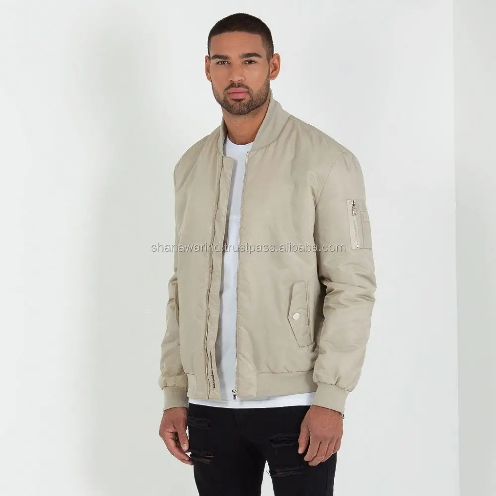 Bomber silk Personalized Bomber Jacket Print Quilted Jacket Polyester Nylon Shell Corduroy Fabric for Winter