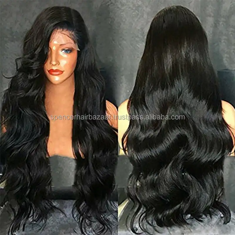 Шелковистые человеческие волосы парики шнурка с необработанные в Южной Индии