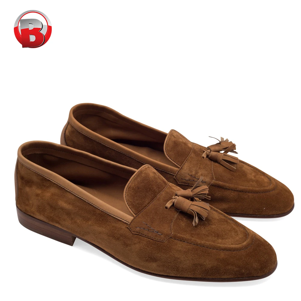 Мужские бархатные Тапочки, бархатные Мокасины, обувь 2018