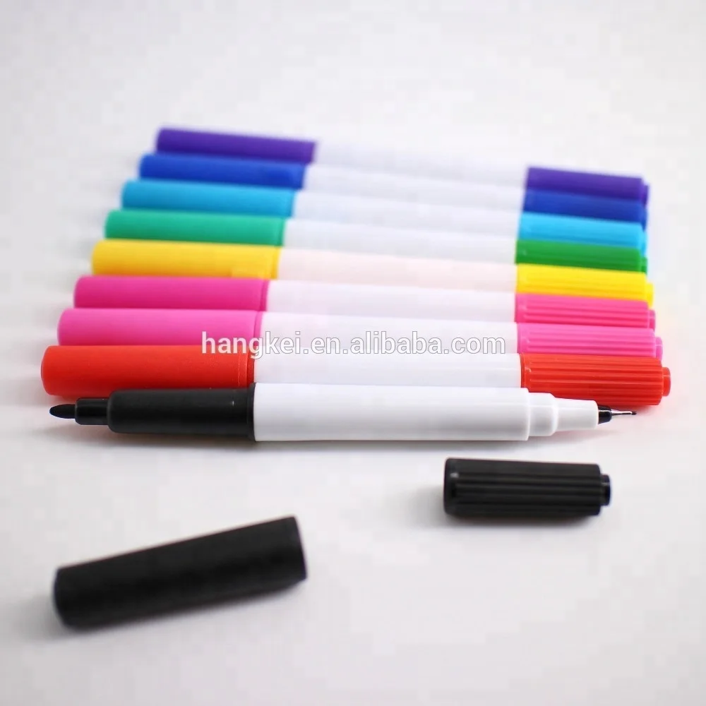 Dual Tip Art Markers for School Children Colored Permanent Ink on Paper Color Marker Pens