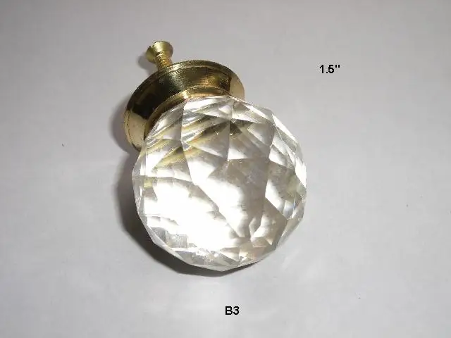 Handmade Glass Cabinet  Knob With Brass Base Available in All Colours For Home Kitchen Cabinet Drawer Pulls Home Decor
