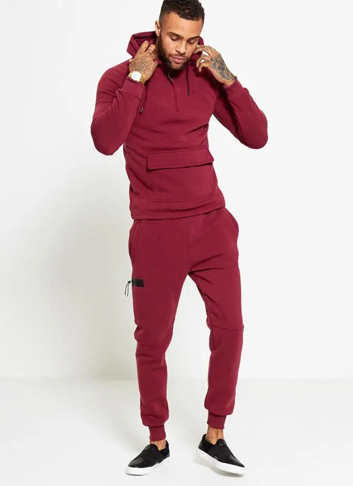 New Wholesale Factory Top Design Blank Warm-up Track Suit Gym Track Suits Sweatsuit