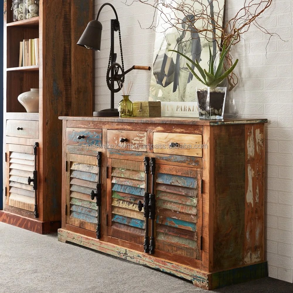 Reclaimed Wood Large Sideboard