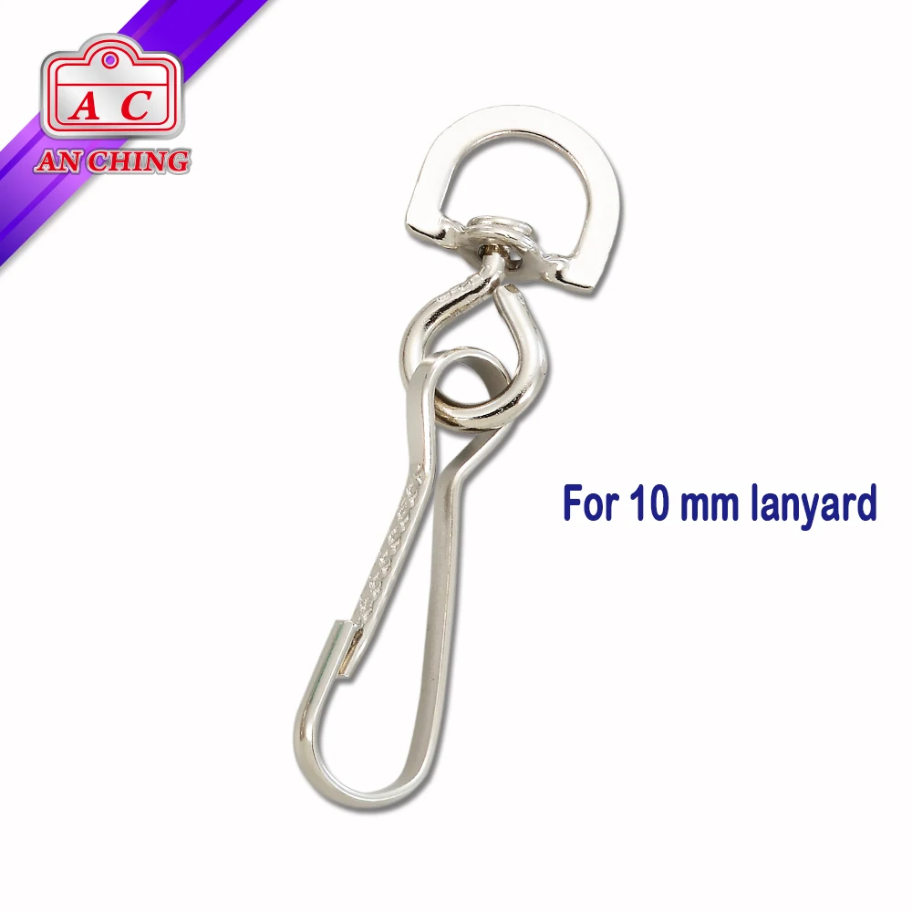 Metal Trigger Swivel Snap J Hook for Lanyard