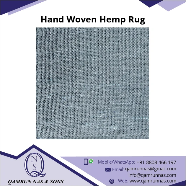 Elegant Design Anti-slip Home Use Indian Hemp Jute Rugs Door Rug classy look for office use