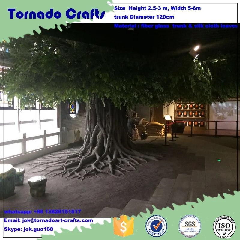 2016 Tornado outdoor decorative artificial plants live ficus tree on sale