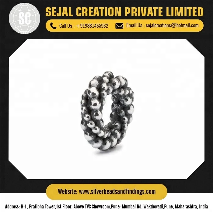 High Quality Sterling Silver Beads B103 at Wholesale Price