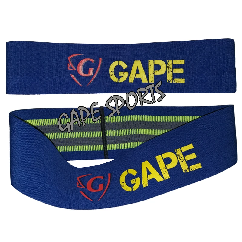 Wholesale Fabric Elastic Resistance Bands Women Leg and Hip Home Exercise bands Yoga Set Stretching Non-slip Hip Resistance Band