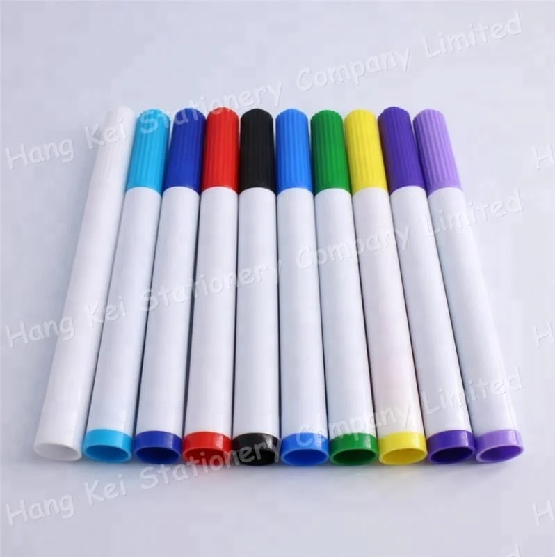 Rainbow magic white water color changing magic marker pens