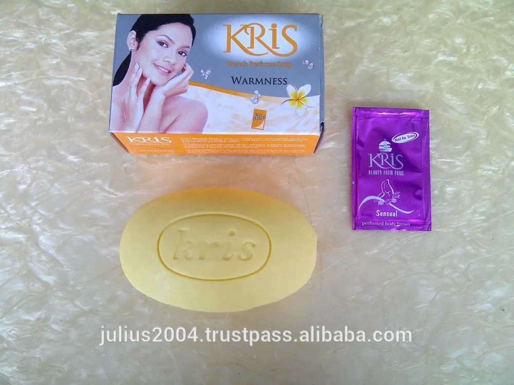 
KRIS Beauty Soap / Bath Toilet Soap with French Perfume Fragrance and Moisturizer 