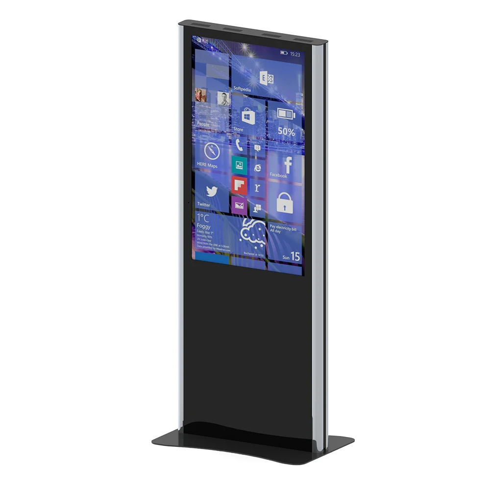 Напольный рекламный киоск с цифровой вывеской, 49 дюймов