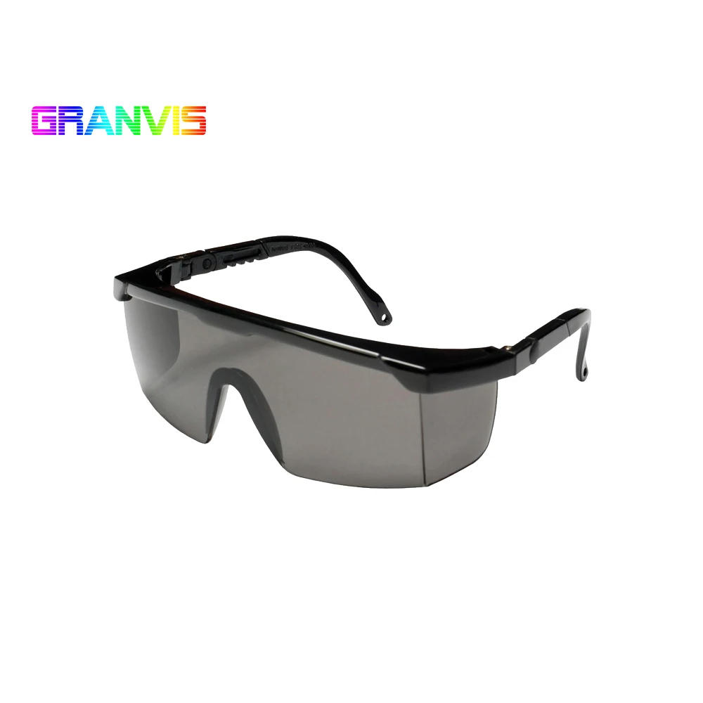 Professional ANSI Z87.1 dental protective eyewear safety glasses with adjustable temples in length
