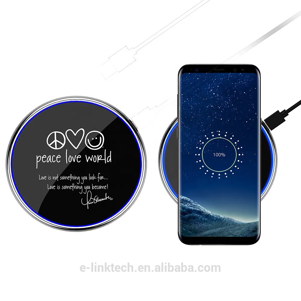 
5W 10W phone charger fast Qi wireless charger for Samsung for iPhone 