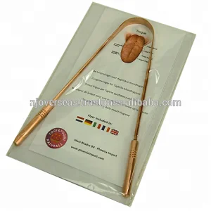 Скребок для языка, состоящий из 100% чистой меди, скребок для языка, медный скребок для языка