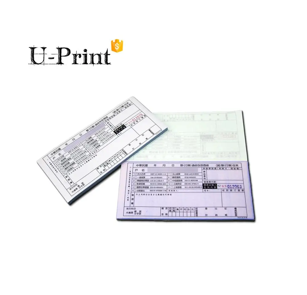 Whole Customized Check Docket Book, Taxi Bill Book Design Printing