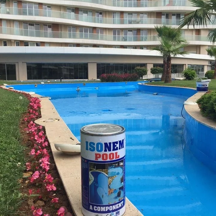 ISONEM High Quality Swimming Pool Polyurethane Paint Premium for Pool PAINT 2 parts UV Resistant Durable