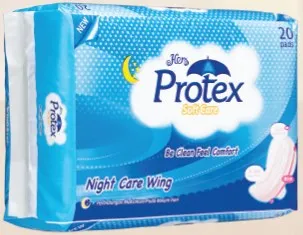 Best Selling Disposable Ladies Sanitary Napkins Super Absorbent Cotton Pads with Winged Feature