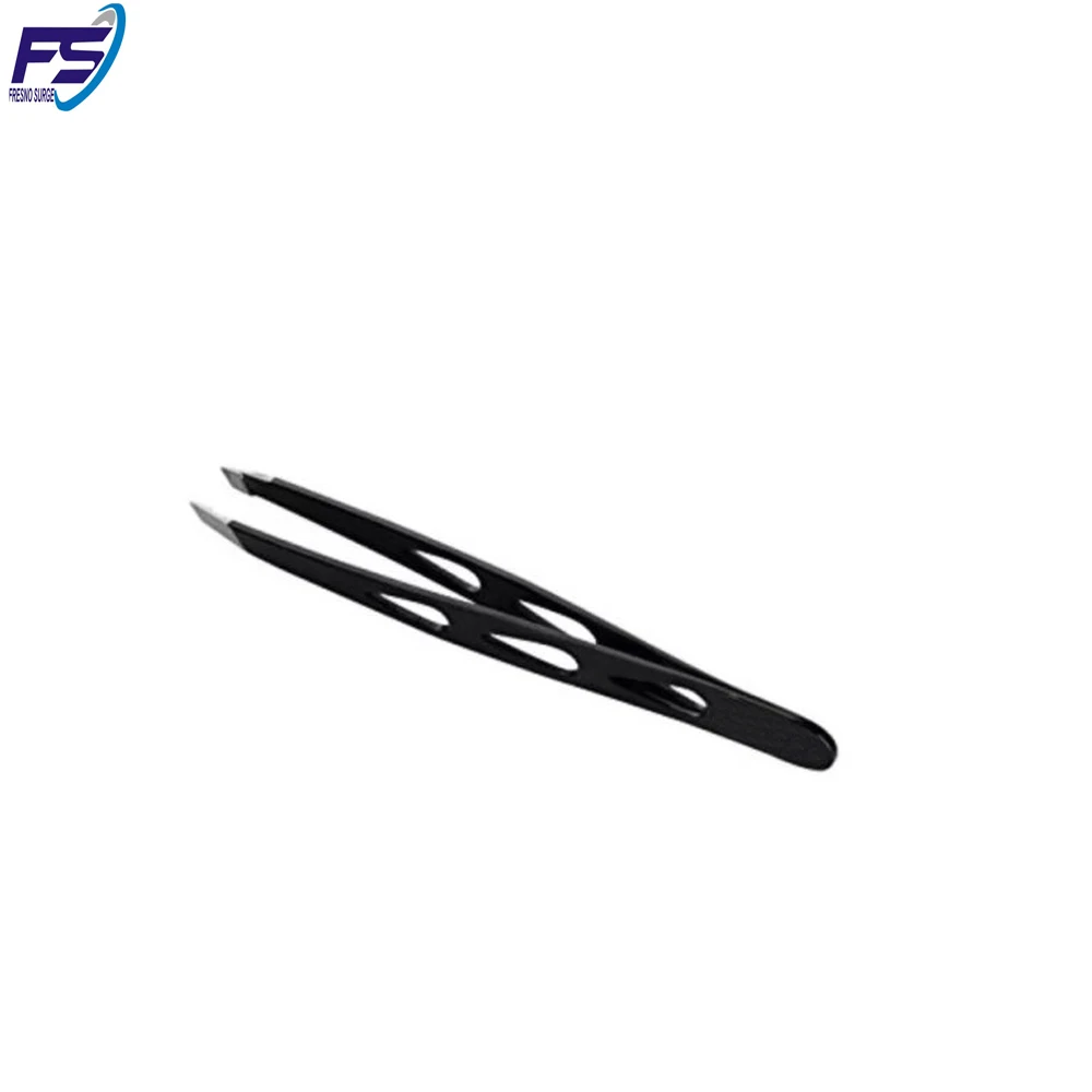 Wholesale Best Selling Volume Eyelash Tweezers High Quality Stainless Steel Custom Private Label Black Laah Tweezers Makeup Tool