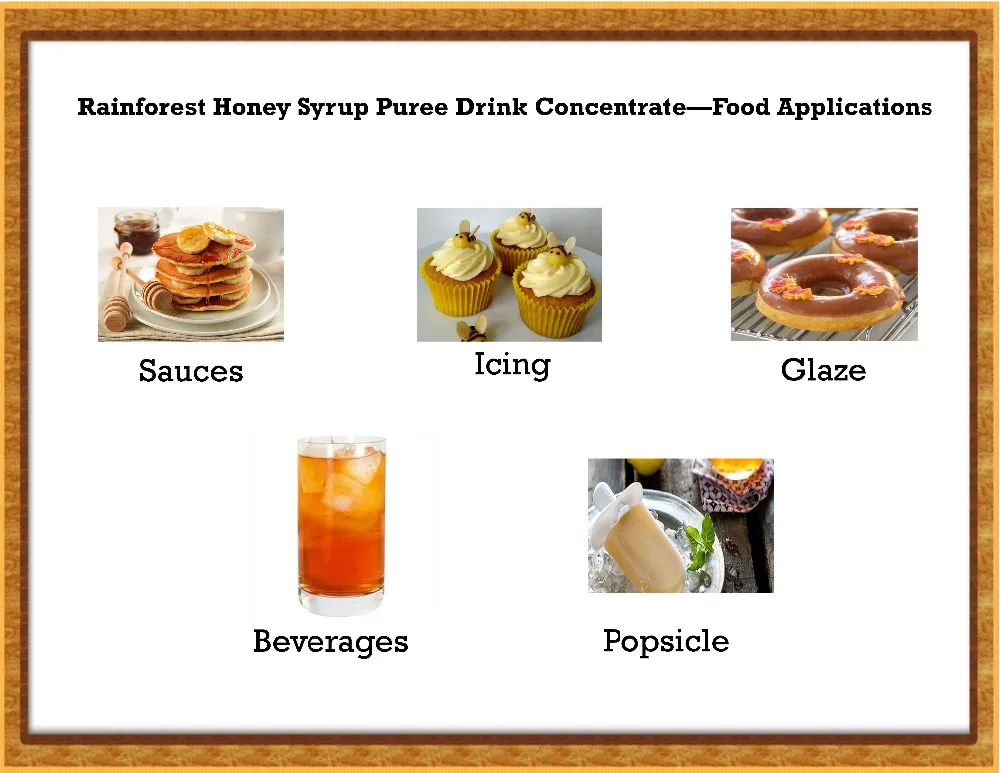 Rainforest Honey Syrup Drink Concentrate/ Honey Syrup Concentrate/Honey Drink Puree