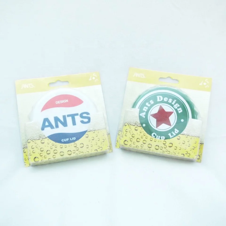 
Custom Logo Novelty Beer Cap Shape silicone coaster 