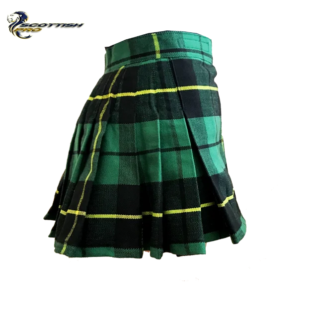 
wallace hunting Tartan Ladies Mini Kilt Skirt 