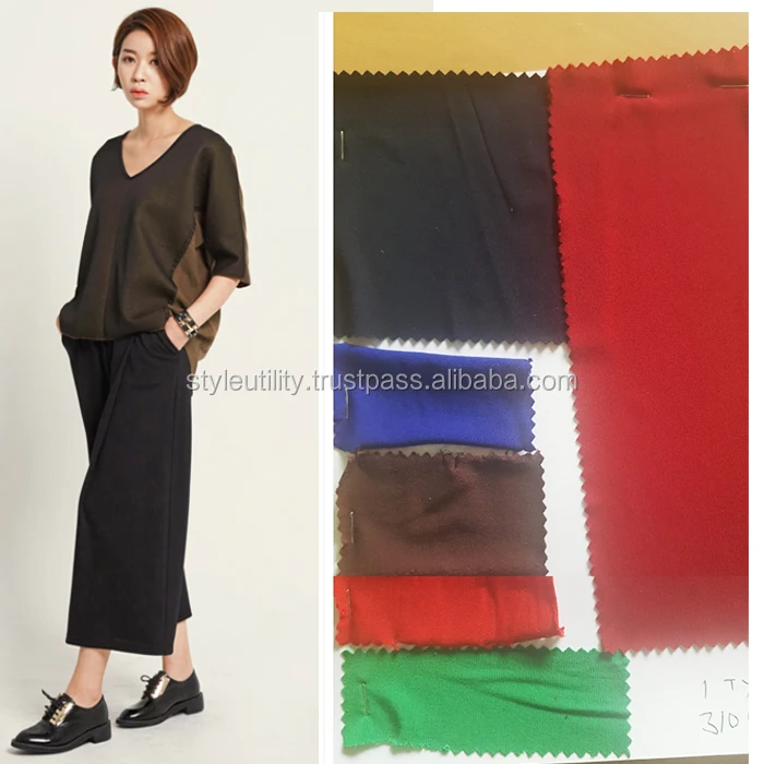 
ITY(interlace Yarn) Fabric Knit Stretch Jersey poly96% span4% sale from South Korea 