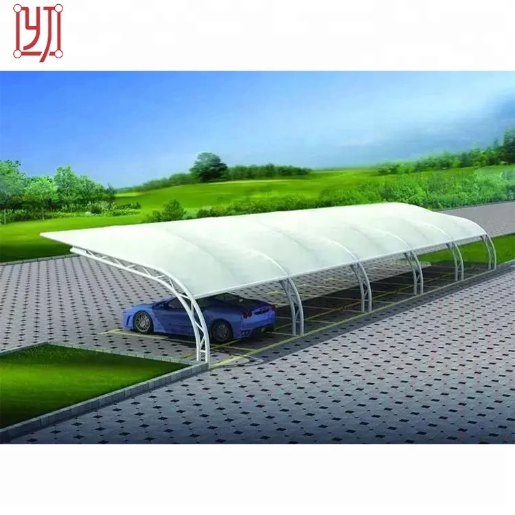 Competitive cell practical car parking steel canopy carport