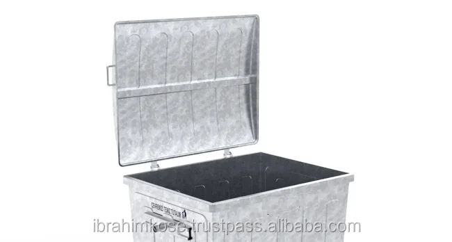 
1100 liter metal Waste Container garbage bin 