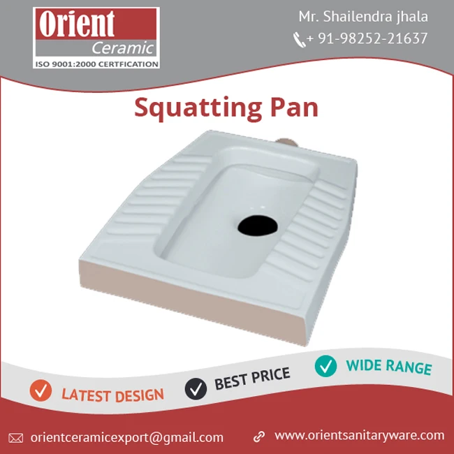  Premium New Ceramic Sanitary Ware Crack Proof Squatting Pan