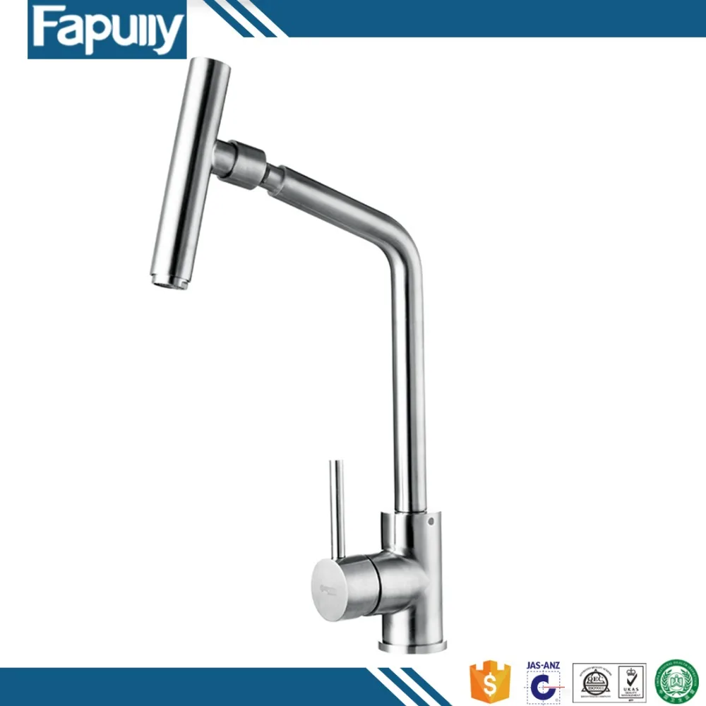 Fapully 360 градусов вращающийся кран Матовый никель кухни из нержавеющей стали/Грифо Cocina