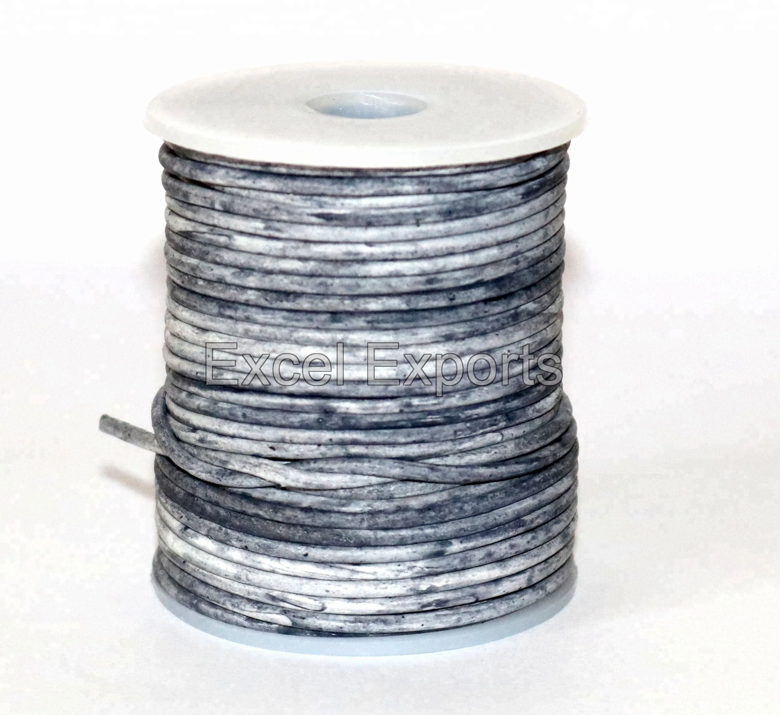 Round Leather Thongs - 2mm  25 meter spools from Manufacturer supplier of Premium quality Leather Cords