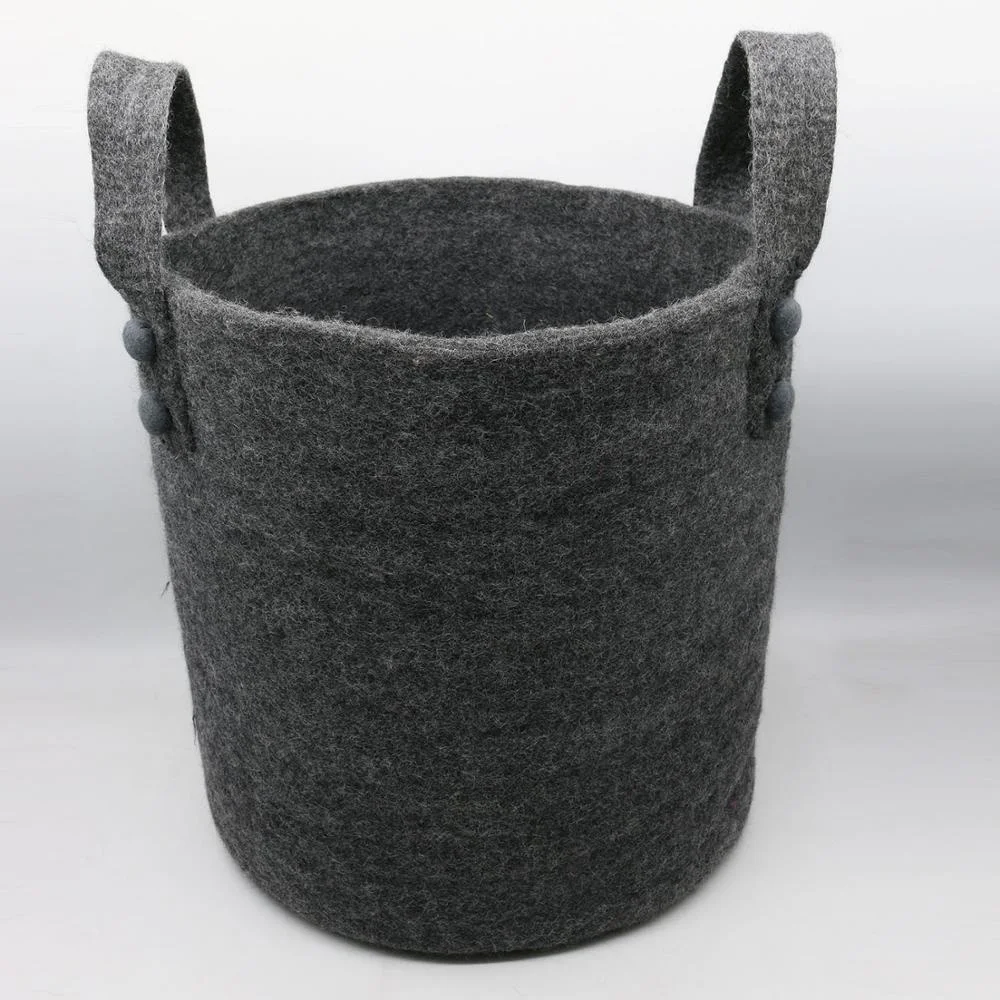 FBB-001, Felt Baskets, Made from 100% Pure Eco-friendly New Zealand Wool, Felted by Skilled and Talented Women Artisans of Nepal