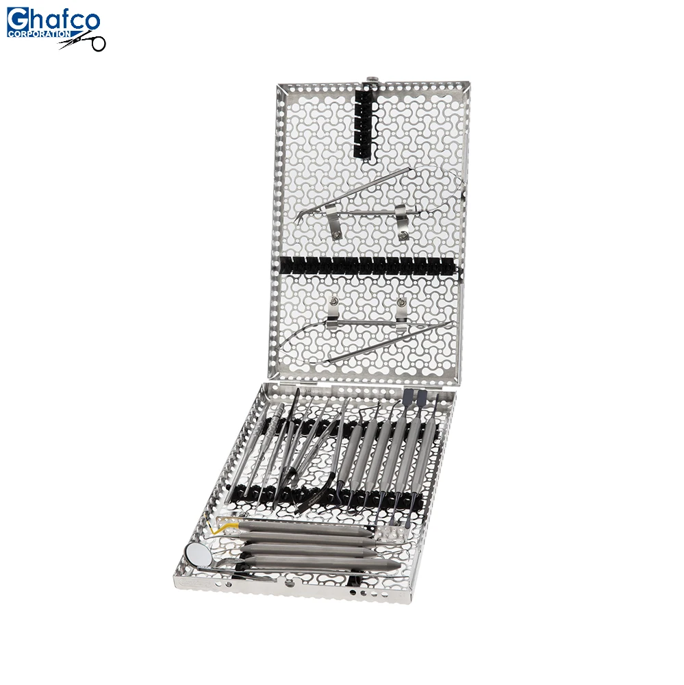 
 Набор хирургических инструментов для имплантации зубов, комплект стоматологических инструментов высокого качества  