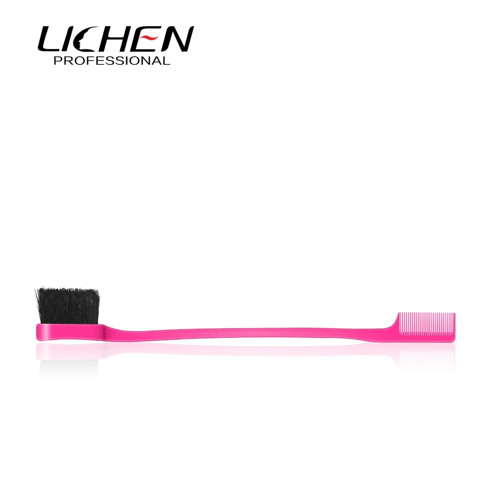 Двусторонние щетки для управления краями волос, расческа, кисти для бровей