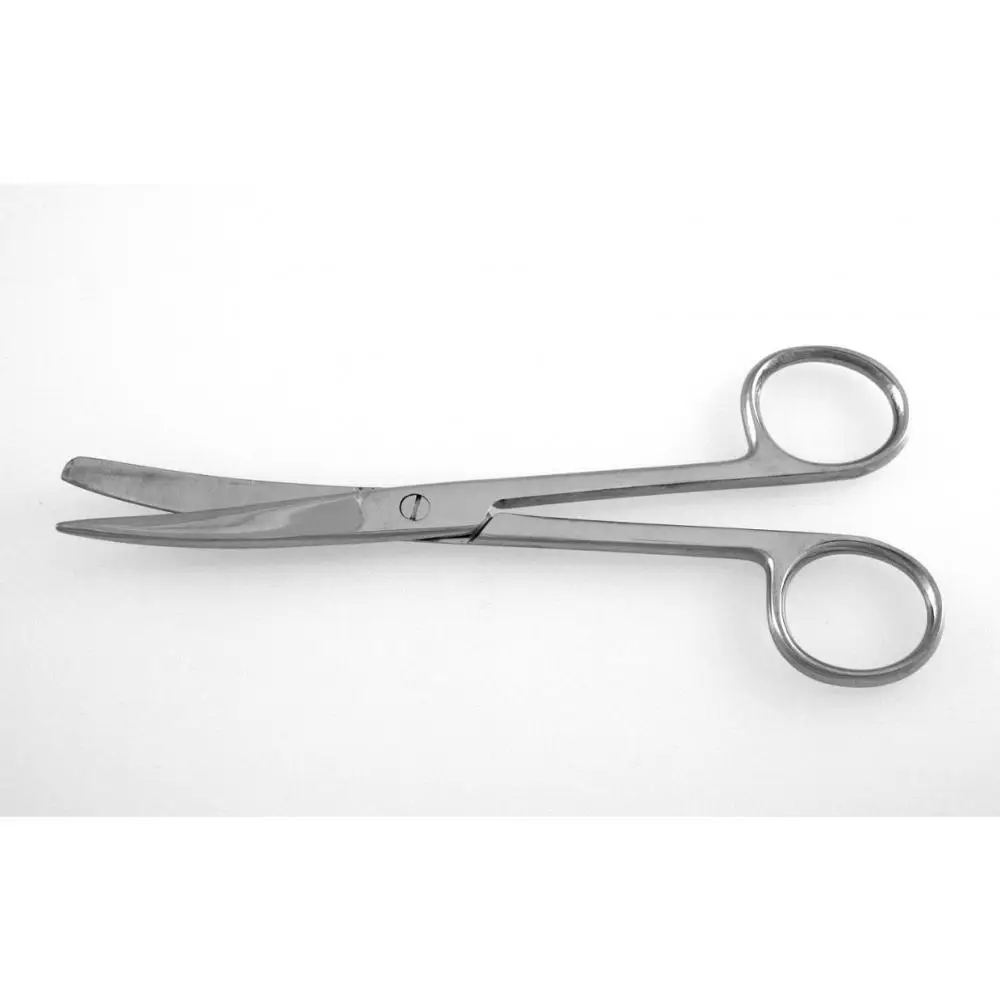 Дешевое качество одноразовые операционные хирургические ножницы изогнутые немецкая нержавеющая сталь Все размеры доступны Mahersi