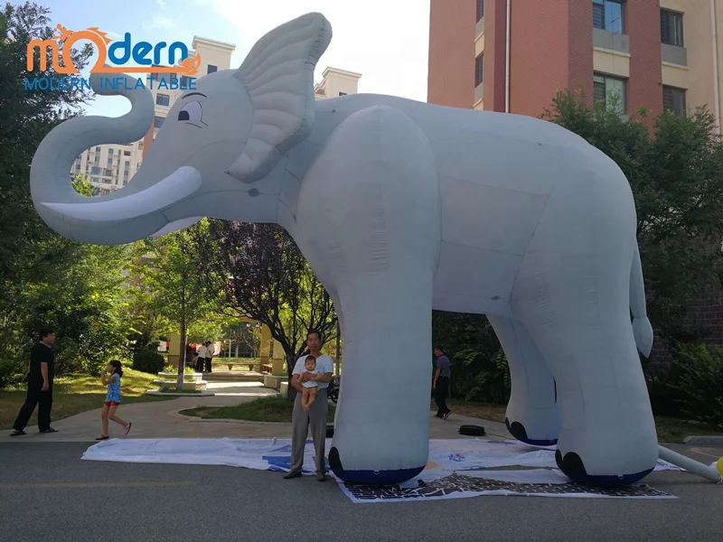 outdoor giant inflatable elephant cartoon animals model amusement park decoration