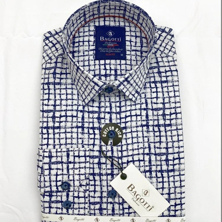 Turkey Manufacturer Latest Shirt Designs Cotton And Polyester Long Sleeve Men shirt