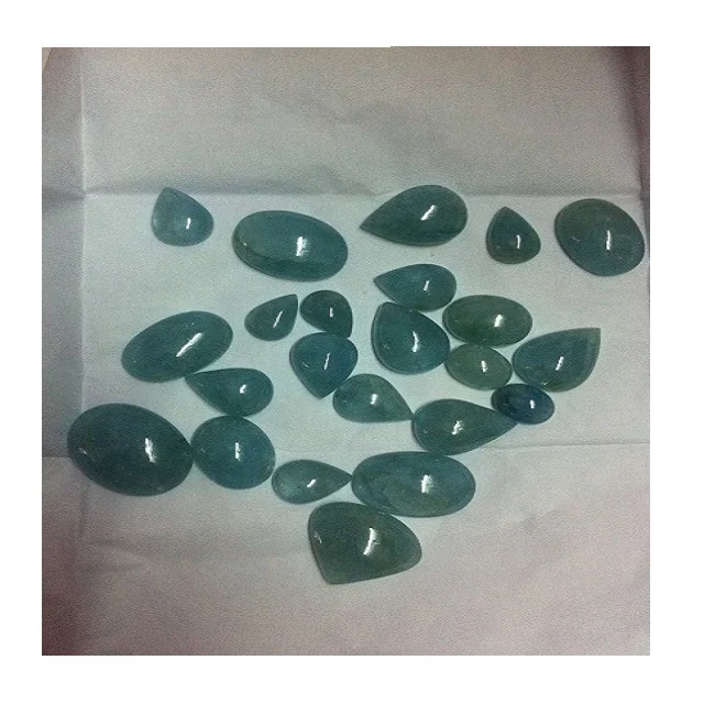 Aquamarine Gem Cabochons
