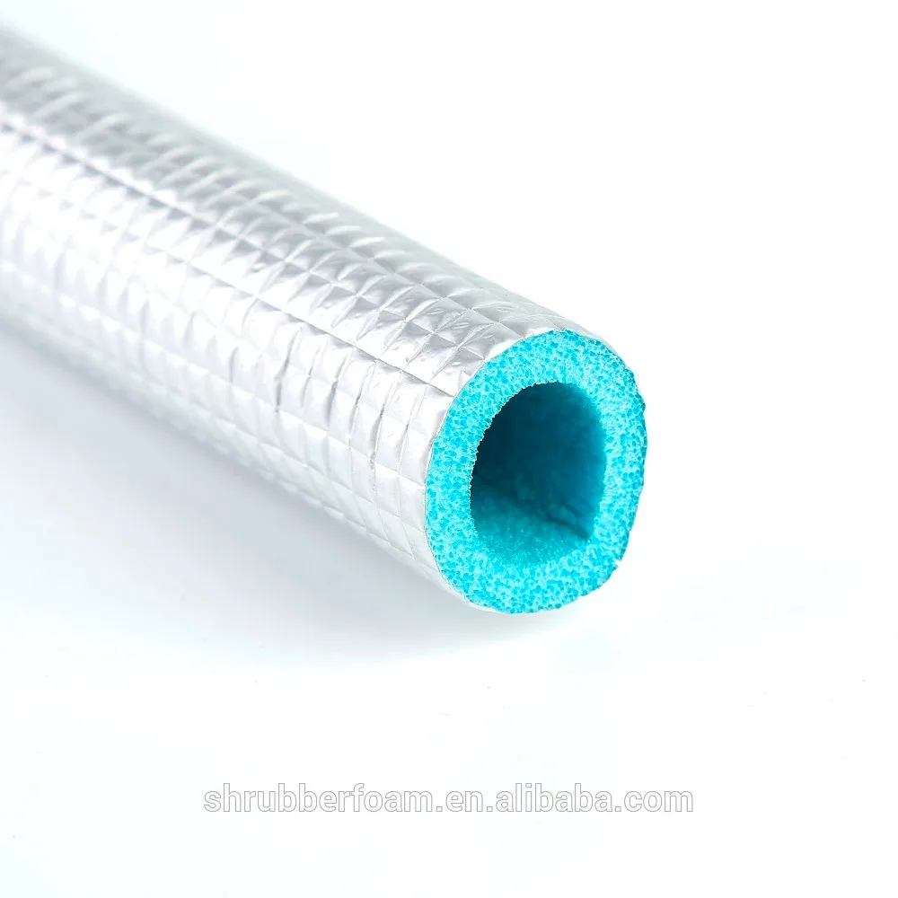 Film Covered Uv resistant Polyethylene Pipe Insulation