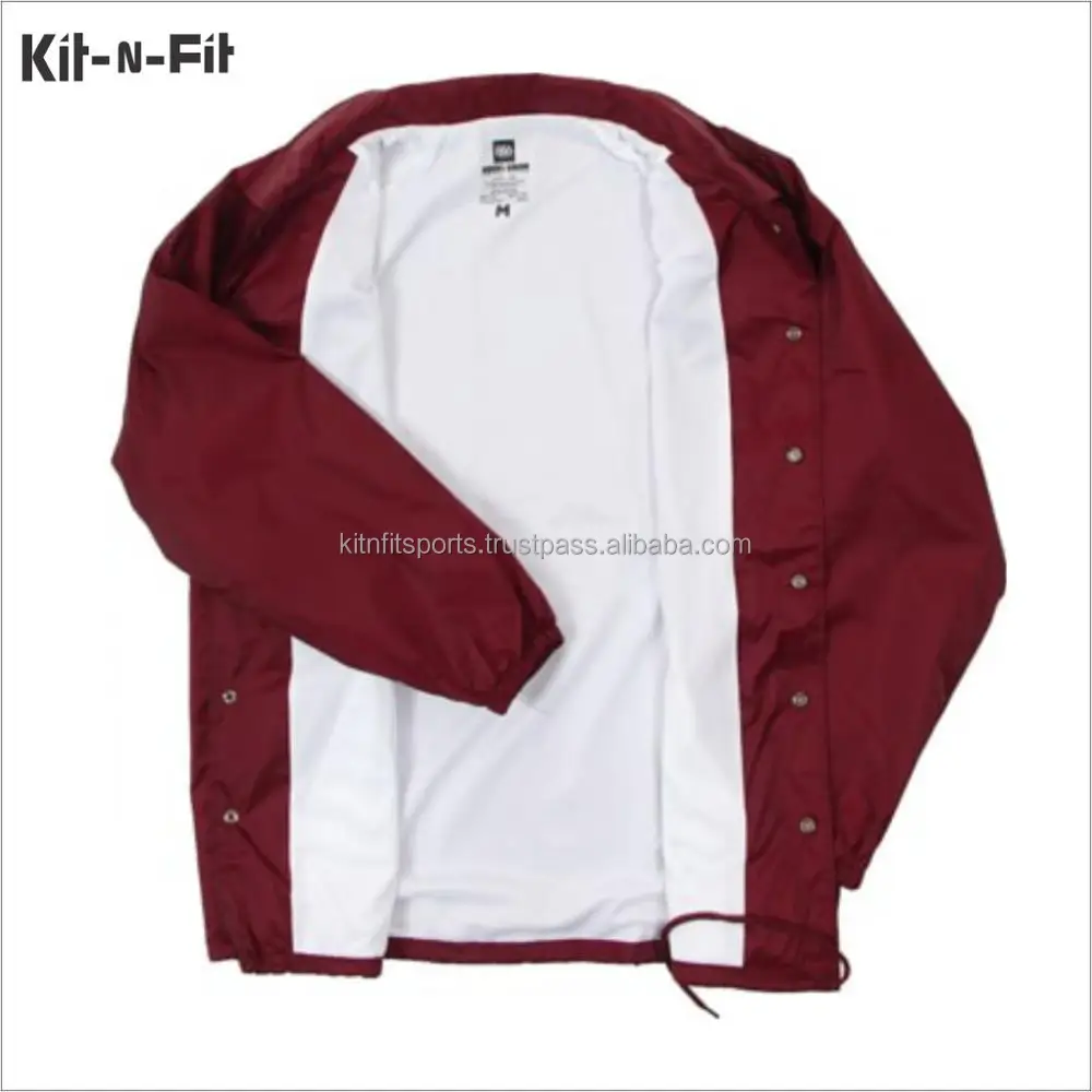 Hot Selling Plus size Coach Jacket Private label your own LOGO good material Personalized Cheap price best material ODM service