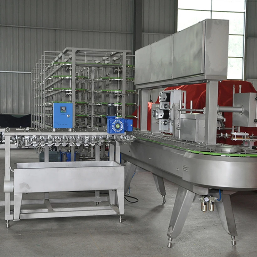 Extrusion line for gelato ice cream production line