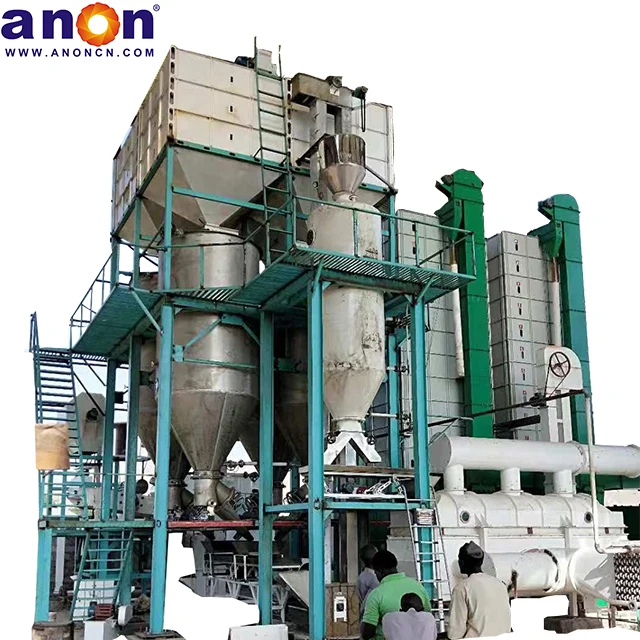 ANON paddy dryer and steam boiler for rice mill