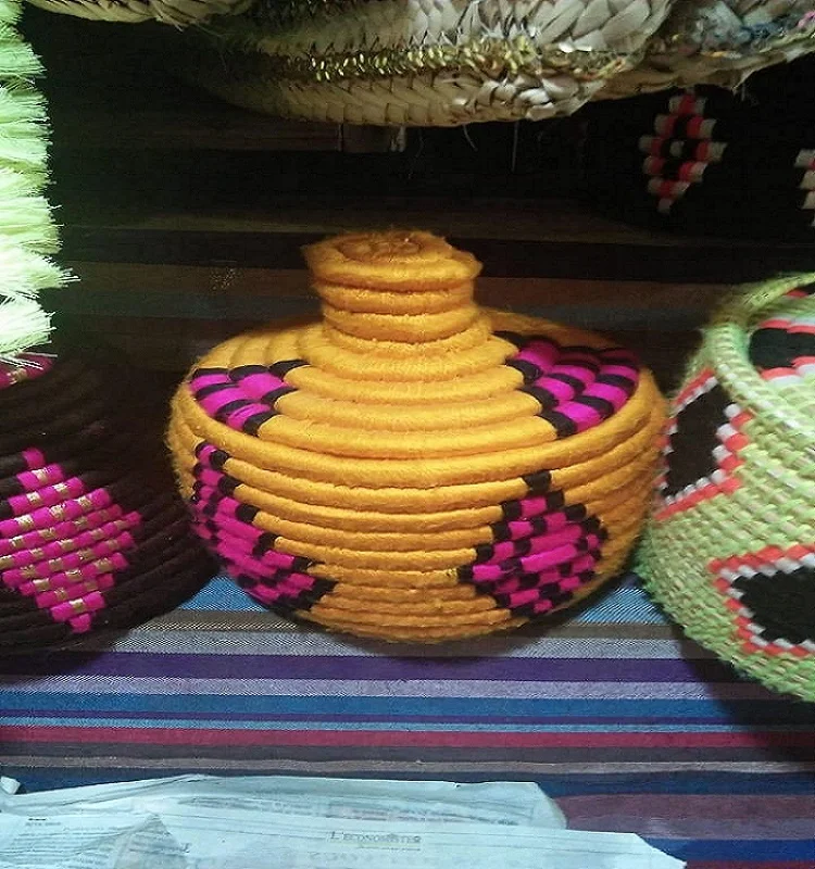 
Chic Handcrafted Eco-Friendly Berber Straw Baskets 