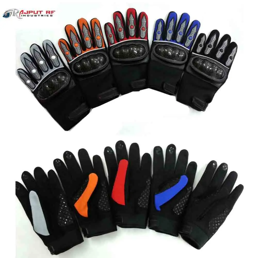 Motorcycle Racing Glove Made of High quality cowhide, goat leather & Foam Mesh protection custom
